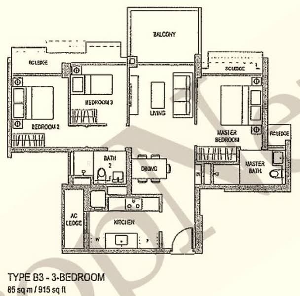 The Topiary, 13 Fernvale Lane, 3 Bedrooms, 915 sqft, Executive Condominium For Sale, by Ritchie Li, 500231651 - PropertyGuru.com.sg