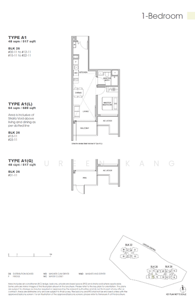 Hillock Green, 22-28 Lentor Central, 1 Bedroom, 689 sqft, Condominium For Sale, by Maureen Kang, 500231683 - PropertyGuru.com.sg