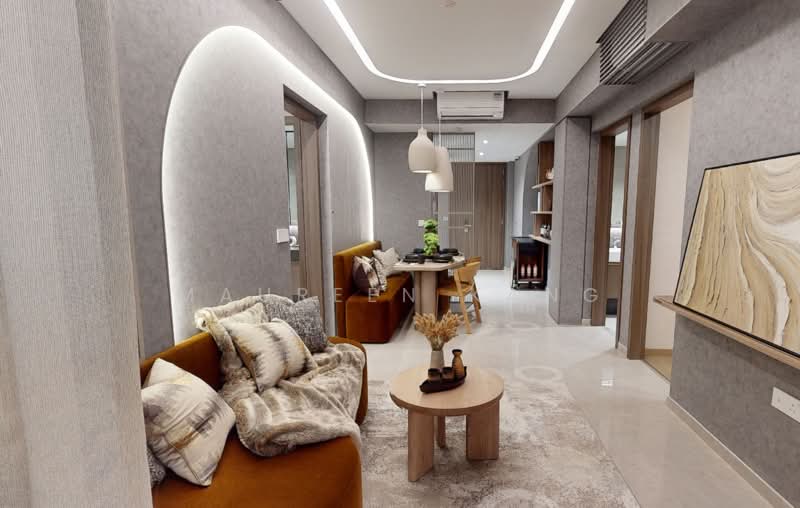 Hillock Green, 22-28 Lentor Central, 1 Bedroom, 689 sqft, Condominium For Sale, by Maureen Kang, 500231683 - Living Room - PropertyGuru.com.sg