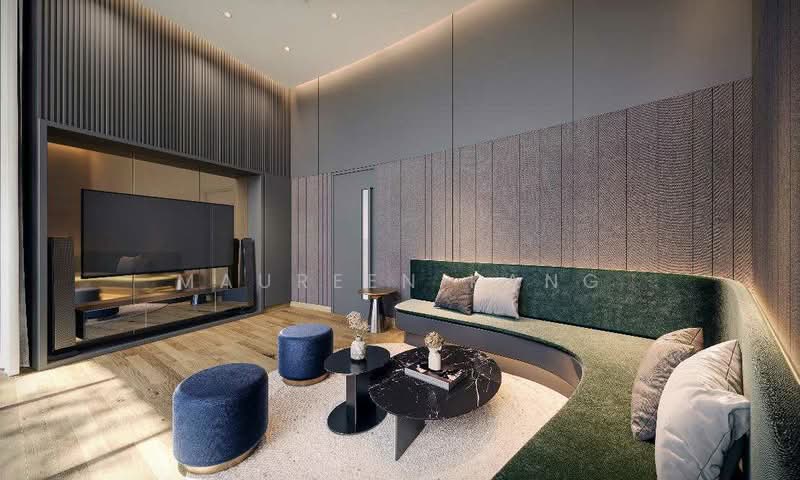 Hillock Green, 22-28 Lentor Central, 1 Bedroom, 689 sqft, Condominium For Sale, by Maureen Kang, 500231683 - Living Room - PropertyGuru.com.sg