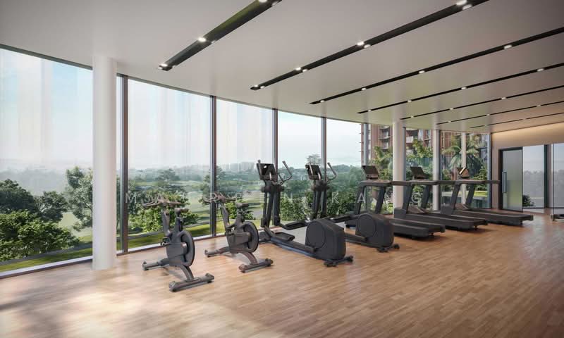 Hillock Green, 22-28 Lentor Central, 1 Bedroom, 689 sqft, Condominium For Sale, by Maureen Kang, 500231683 - Gym - PropertyGuru.com.sg