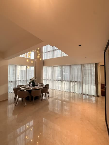 One Shenton, 1 Shenton Way, Boat Quay / Raffles Place / Marina, 4 Bedrooms, 5,350 sqft, Condominium For Sale, by Valerie Cai, 500231688 - Dining Room - PropertyGuru.com.sg