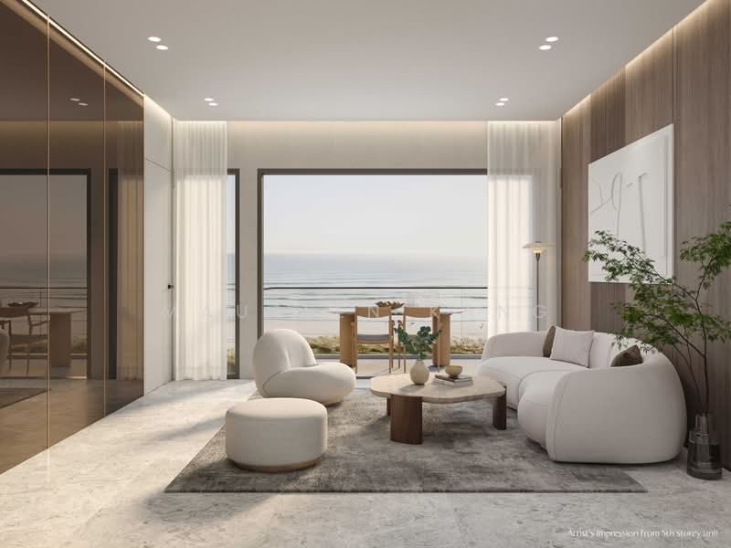The Shorefront, 165A Jln. Loyang Besar, 2 Bedrooms, 775 sqft, Apartment For Sale, by Maureen Kang, 500231695 - Living Room - PropertyGuru.com.sg