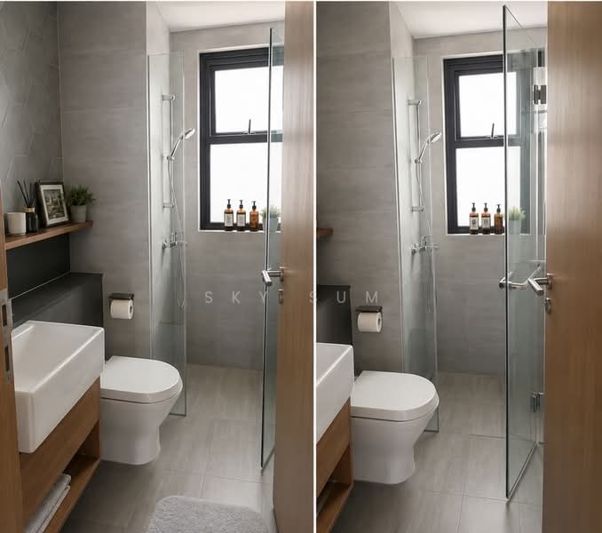 Euhabitat, 332 Jalan Eunos, Room Rental, 200 sqft, Condominium For Rent, by Sky Sum, 500231698 - Bathroom - PropertyGuru.com.sg
