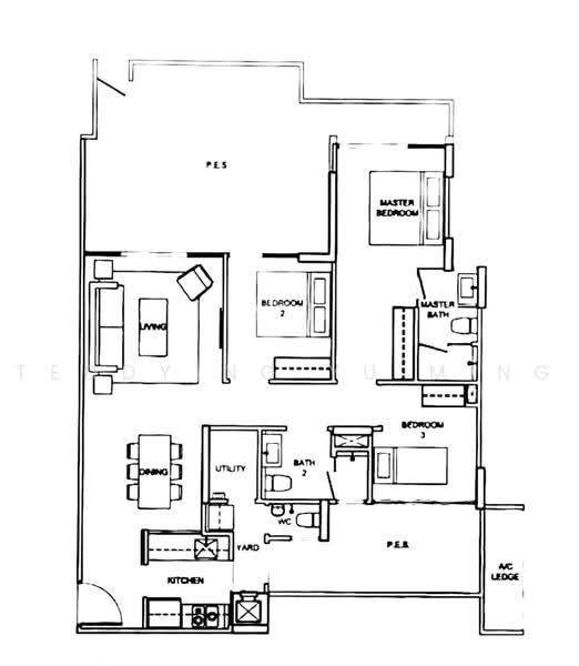 Stratum, 80 Elias Road, 3 Bedrooms, 1,402 sqft, Condominium For Sale, by Teddy Ng Yu Ming, 500231712 - PropertyGuru.com.sg