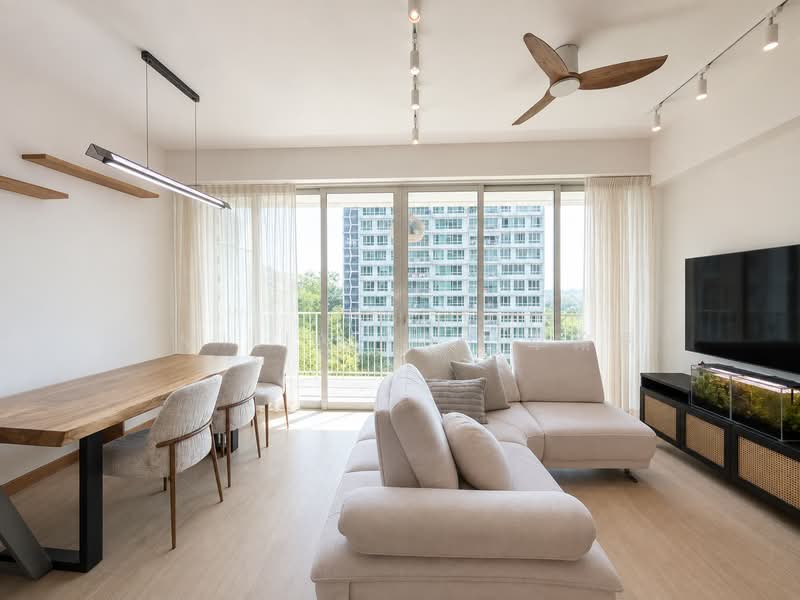 Tree House, 60 Chestnut Avenue, 4 Bedrooms, 1,249 sqft, Condominium For Sale, by Amilia Toh 卓翰丽, 500231740 - Living Room - PropertyGuru.com.sg