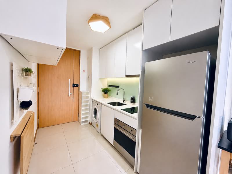 The Trilinq, Jalan Lempeng, 1 Bedroom, 603 sqft, Condominium For Sale, by Nigel Lim, 500231748 - Kitchen - PropertyGuru.com.sg