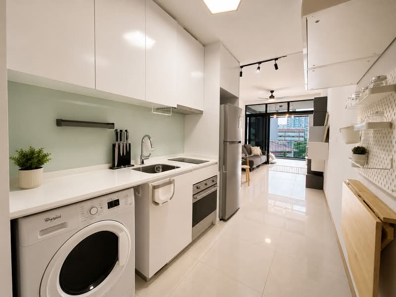 The Trilinq, Jalan Lempeng, 1 Bedroom, 603 sqft, Condominium For Sale, by Nigel Lim, 500231748 - Kitchen - PropertyGuru.com.sg