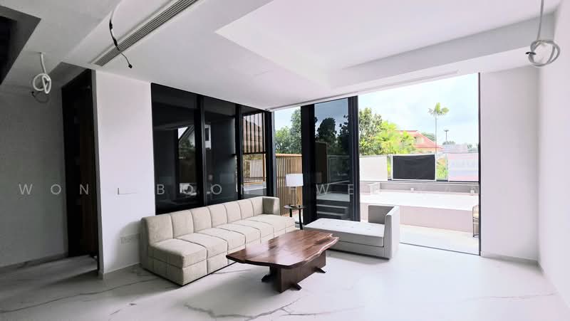 Cheap, Value for Money Brand New Corner Terraces! Convenient, Walk to Greenwich Village!, Neram Road, Seletar Road, Kasai Road, 6 Bedrooms, 5,535 sqft, Terraced House For Sale, by Wong Boon Hwee Randy, 500231774 - Living Room - PropertyGuru.com.sg