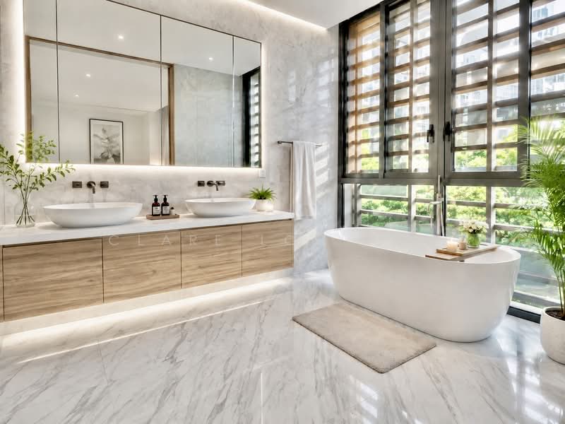 Super cheap pearl island bungalow for sale!, , 6 Bedrooms, 7,162 sqft, Bungalow House For Sale, by Clare Loh 卢煜婕, 500231778 - Bathroom - PropertyGuru.com.sg