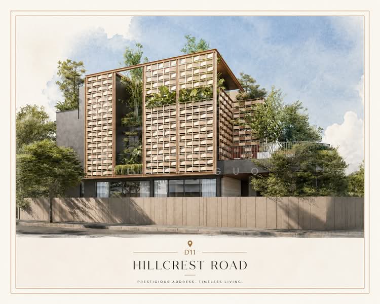 New Freehold Semi-D @ Hillcrest, Watten, D11 ★Eminance Landed★, Hillcrest Road /Watten Heights /Greenwood/ Greenmead /Greenpark/ Raffles Girls Pri /Tan Kah Kee/, 5 Bedrooms, 6,702 sqft, Semi-Detached House For Sale, by Peggy Guo, 500231783 - Exterior - PropertyGuru.com.sg