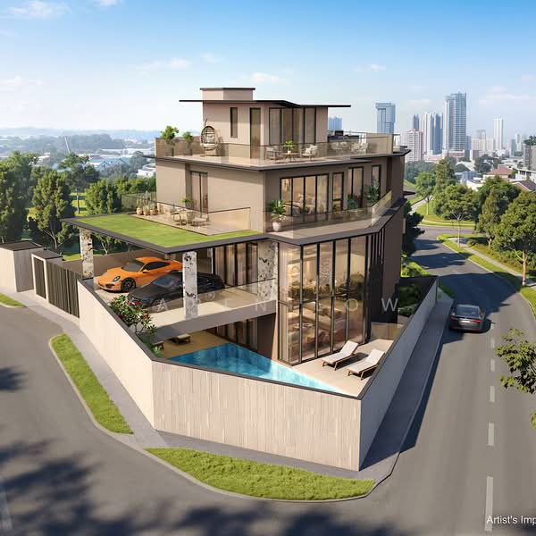 FH Brand New 3.5-Sty Detached Bungalow w/ Pool + Lift @ Dyson Road, Dyson Road, Chancery Hill Road, 7 Bedrooms, 10,278 sqft, Detached House For Sale, by Karen Low, 500231790 - Exterior - PropertyGuru.com.sg