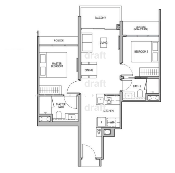 Lucerne Grand, Lakeside Drive, 2 Bedrooms, 620 sqft, Condominium For Sale, by Germaine Kwek, 500231816 - PropertyGuru.com.sg