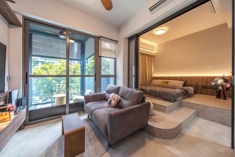 The Alps Residences, Tampines Avenue 10, 1 Bedroom, 506 sqft, Condominium For Rent, by Chia Yei (CY) 佳业, 500231843 - Living Room - PropertyGuru.com.sg