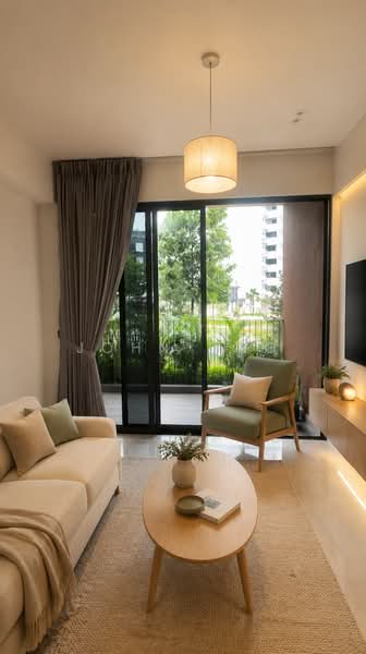 The Watergardens at Canberra, 37 Canberra Drive, 3 Bedrooms, 958 sqft, Condominium For Rent, by John Ong, 500231847 - Living Room - PropertyGuru.com.sg