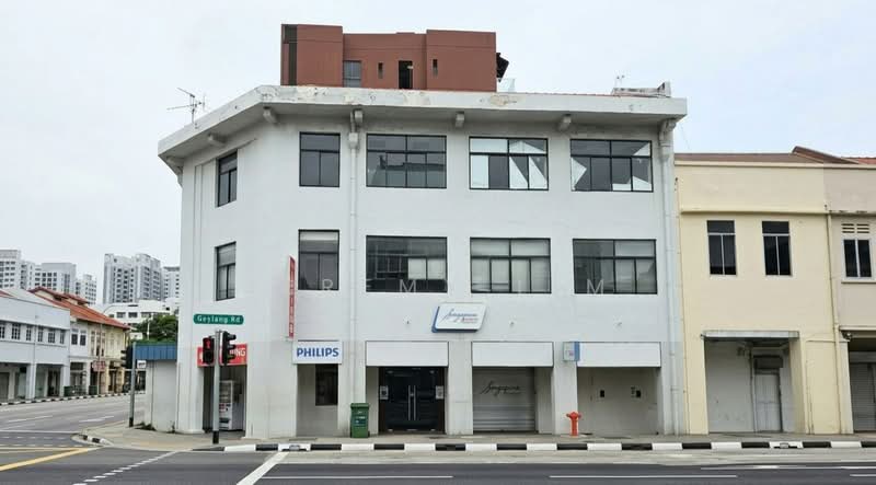Prominent Frontage, Full Commercial Building at Geylang Road, Full Building for Lease!, 7,981 sqft, Shop / Shophouse For Rent, by Jeremy Lim, 500231895 - Exterior - CommercialGuru.com.sg