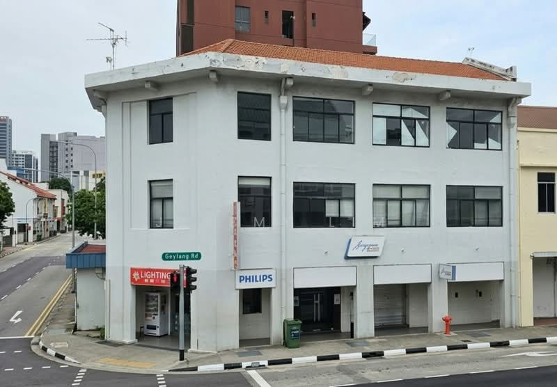 Prominent Frontage, Full Commercial Building at Geylang Road, Full Building for Lease!, 7,981 sqft, Shop / Shophouse For Rent, by Jeremy Lim, 500231895 - Exterior - CommercialGuru.com.sg