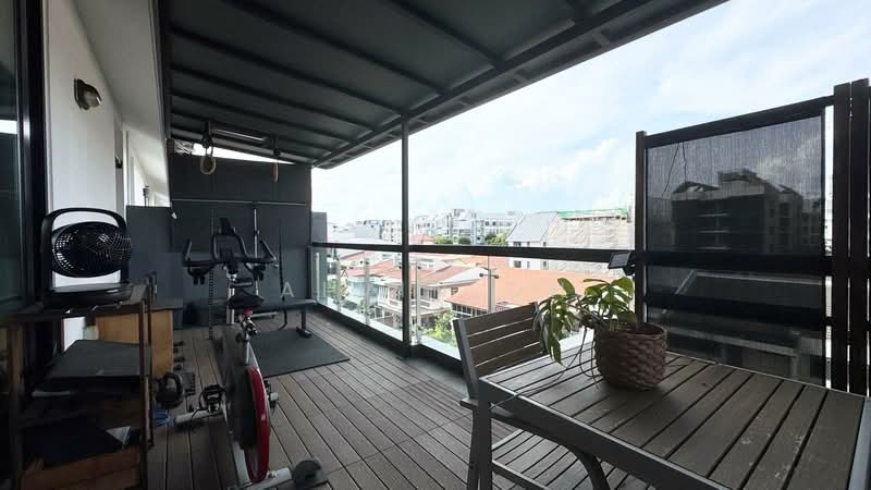 Landed 7772 @ D15 Corner Terrace with pool and near MRT, Eunos, East Coast / Marine Parade, 5 Bedrooms, 4,050 sqft, Corner Terrace For Sale, by Alvin Oh, 500231930 - Balcony - PropertyGuru.com.sg