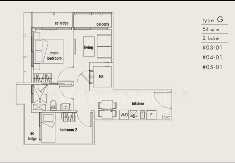 Parc Somme, 62 Somme Road, 2 Bedrooms, 581 sqft, Apartment For Sale, by Anthea Yeo 杨丽娇, 500231945 - PropertyGuru.com.sg