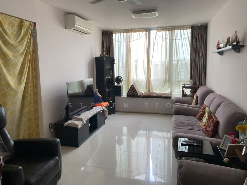 The Quartz, 55 Compassvale Bow, 3 Bedrooms, 1,174 sqft, Condominium For Rent, by Steven Teo, 500232021 - Living Room - PropertyGuru.com.sg