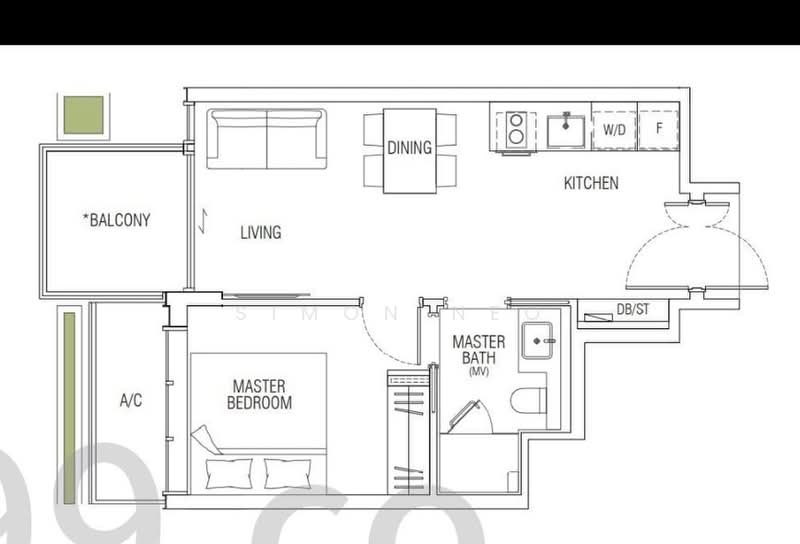 Jervois Mansion, 8 Jervois Close, 1 Bedroom, 495 sqft, Condominium For Rent, by Simon Neo, 500232061 - PropertyGuru.com.sg