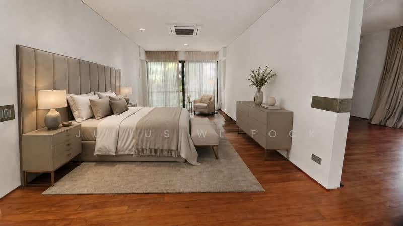 FINEST GCB off Holland Vicinity, Holland Village Queen Astrid Vicinity, 5 Bedrooms, 6,500 sqft, Detached House For Rent, by Julius WL Fock, 500232083 - Master Bedroom - PropertyGuru.com.sg