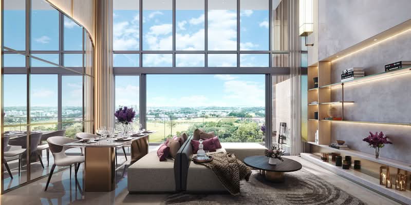 Hillock Green, 22-28 Lentor Central, 2 Bedrooms, 775 sqft, Condominium For Sale, by Alex Lim, 500232197 - Living Room - PropertyGuru.com.sg