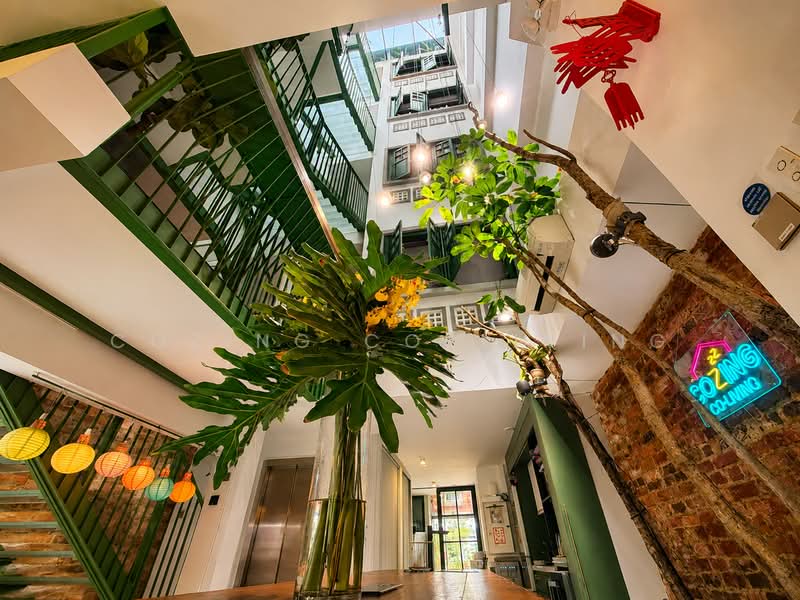6 lorong 34 Geylang, , Studio, 646 sqft, Conservation House For Rent, by cozing co-living, 500232199 - resident lounge - PropertyGuru.com.sg