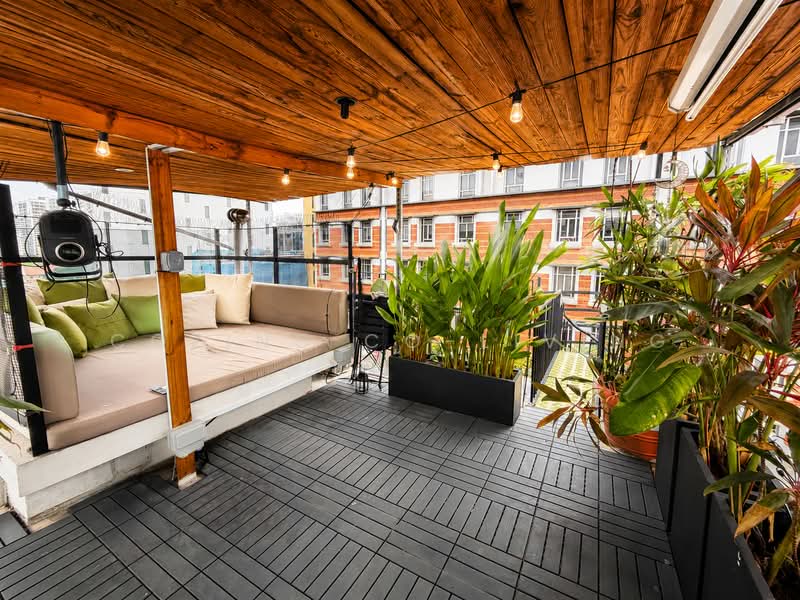 6 lorong 34 Geylang, , Studio, 646 sqft, Conservation House For Rent, by cozing co-living, 500232199 - private rooftop terrace - PropertyGuru.com.sg