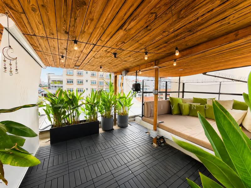 6 lorong 34 Geylang, , Studio, 646 sqft, Conservation House For Rent, by cozing co-living, 500232199 - private rooftop terrace - PropertyGuru.com.sg