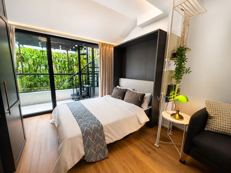 6 lorong 34 Geylang, , Studio, 646 sqft, Conservation House For Rent, by cozing co-living, 500232199 - Bedroom - PropertyGuru.com.sg