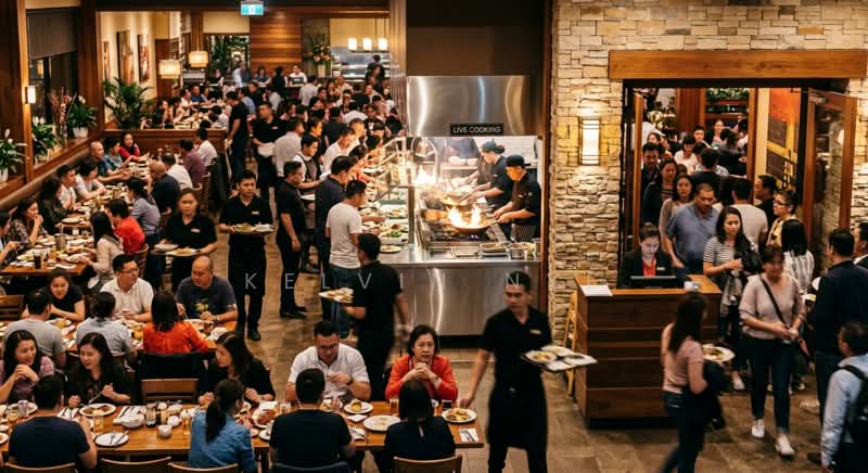 Thriving 250 Seater Restaurant in the East (Takeover Fee Applies), , 5,000 sqft, Food & Beverage For Rent, by Kelvin Nye, 500232206 - For illustration only - CommercialGuru.com.sg
