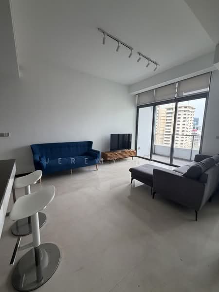 The Scotts Tower, 38 Scotts Road, 1 Bedroom, 646 sqft, Condominium For Rent, by Jeremy Tan, 500232257 - Living Room - PropertyGuru.com.sg
