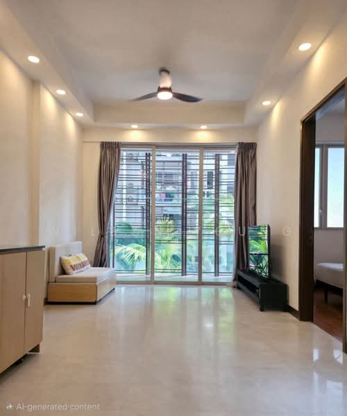 eCO, Bedok South Avenue 3, 1 Bedroom, 635 sqft, Condominium For Rent, by Wilson Young, 500232279 - Living Room - PropertyGuru.com.sg