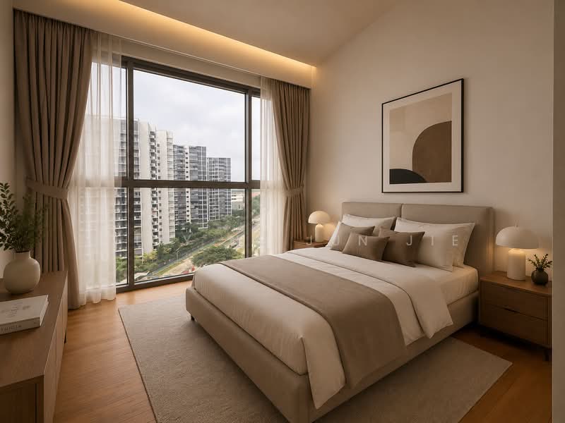Bartley Residences, 5 Lorong How Sun, 2 Bedrooms, 797 sqft, Condominium For Sale, by Billy Ng Jun Jie, 500232338 - Master Bedroom (AI Generated) - PropertyGuru.com.sg