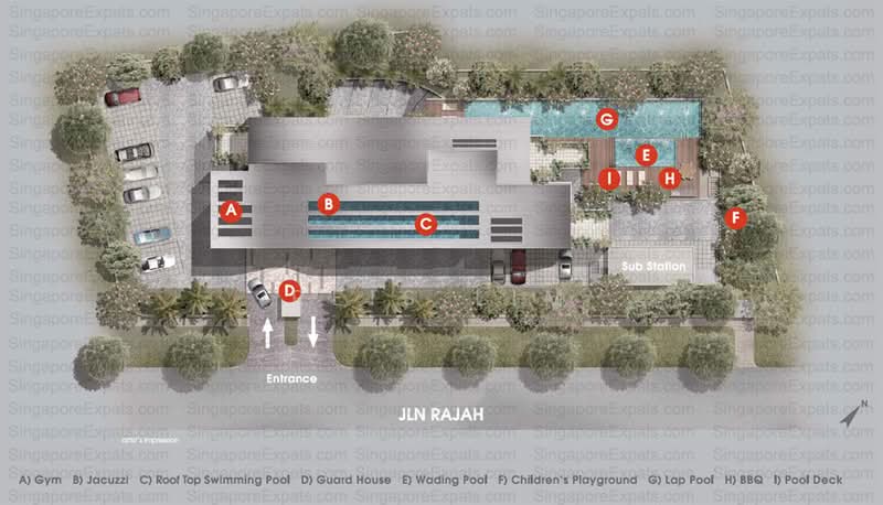 The Verve, 23 Jalan Rajah Road, 2 Bedrooms, 829 sqft, Condominium For Sale, by Reis Lim, 500232357 - Pool - PropertyGuru.com.sg