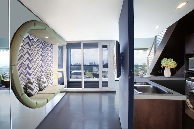 Citadines Fusionopolis Singapore (3 Fusionopolis Way), 3 Fusionopolis Way, Symbiosis Tower, Buona Vista / West Coast / Clementi New Town, Room Rental, 646 sqft, Apartment For Rent, by Citadines Fusionopolis Singapore, 500232401 - Living Room - PropertyGuru.com.sg