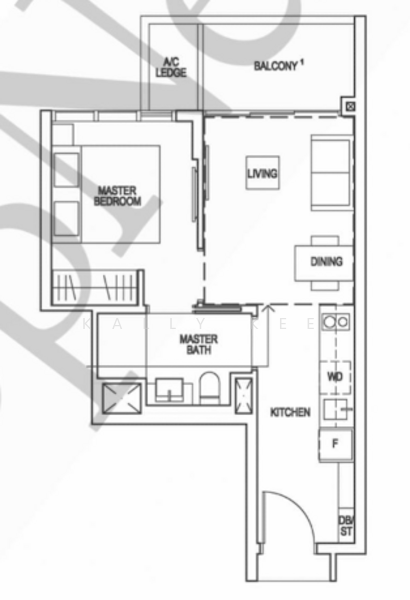 Riverfront Residences, 41 Hougang Avenue 7, 1 Bedroom, 463 sqft, Condominium For Sale, by Kally Kee, 500232429 - PropertyGuru.com.sg