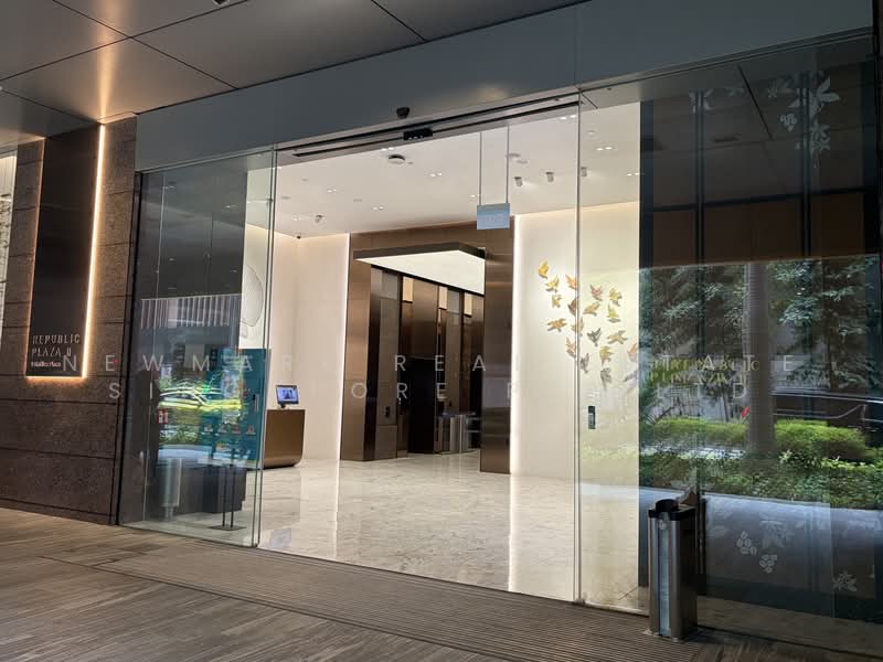 Republic Plaza, 9 Raffles Place, Boat Quay / Raffles Place / Marina, 9,688 sqft, Office For Rent, by LIM SIANG NOI KATHERINE, 500232431 - Entrance - CommercialGuru.com.sg