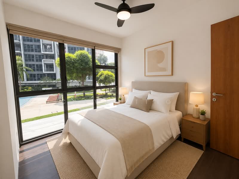 Prive, 39 Punggol Field, 1 Bedroom, 150 sqft, Condominium For Rent, by Calvin Ting, 500232440 - Bedroom - PropertyGuru.com.sg