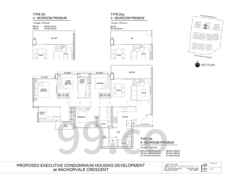 Bellewaters, 11 Anchorvale Crescent, 4 Bedrooms, 1,270 sqft, Condominium For Sale, by Maria Loh, 500232479 - PropertyGuru.com.sg