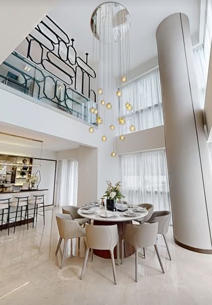 One Shenton, 1 Shenton Way, 4 Bedrooms, 5,350 sqft, Condominium For Sale, by Billy Ong, 500232482 - Dining Room - PropertyGuru.com.sg
