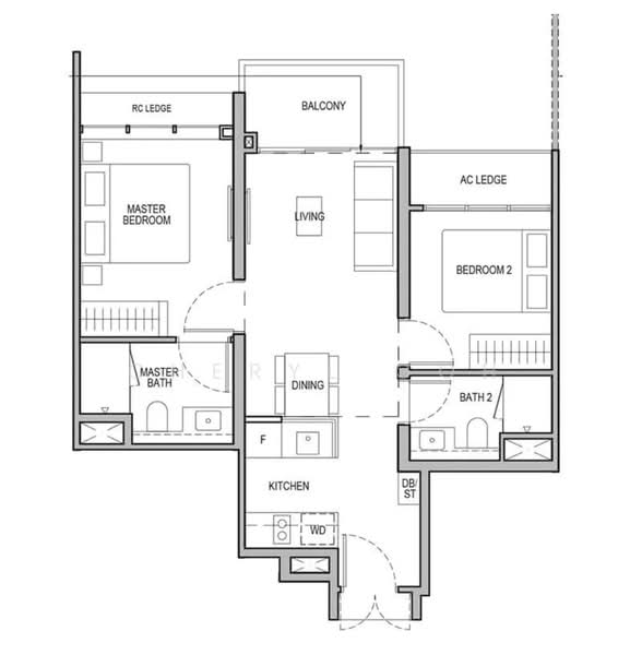 Tembusu Grand, 94 Jalan Tembusu, 2 Bedrooms, 667 sqft, Condominium For Sale, by Cheryl Goh, 500232493 - PropertyGuru.com.sg