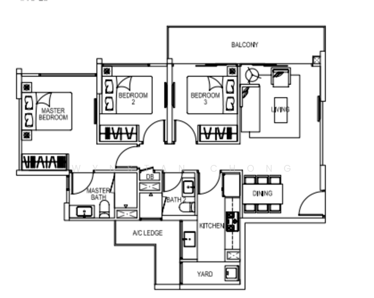 FLO Residence, 11 Punggol Field Walk, 3 Bedrooms, 969 sqft, Condominium For Sale, by Wynstan Chong, 500232523 - PropertyGuru.com.sg