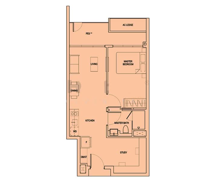 Affinity At Serangoon, , 1 Bedroom, 646 sqft, Condominium For Sale, by Alvin Tay, 500232544 - PropertyGuru.com.sg