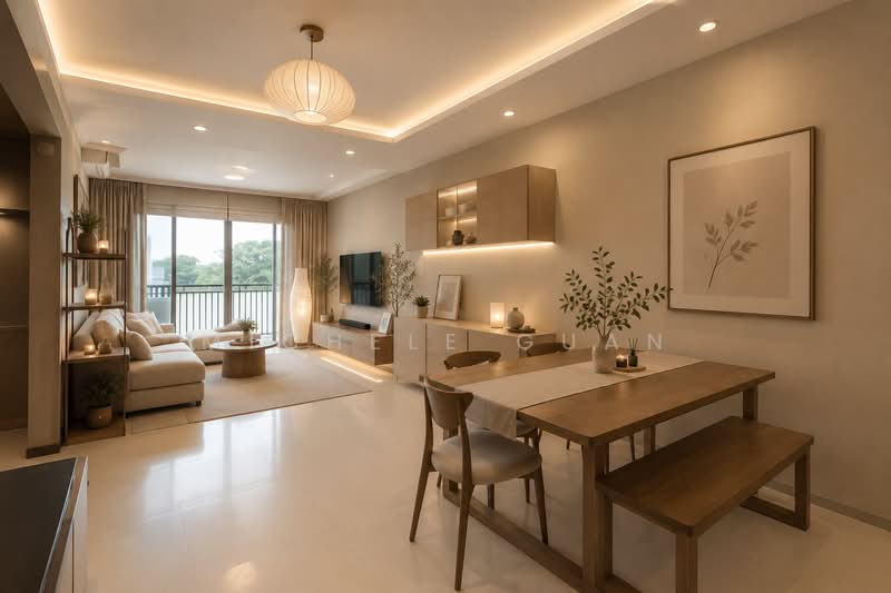 The Sensoria, 1 Jalan Ulu Sembawang, 3 Bedrooms, 1,765 sqft, Condominium For Sale, by Michele Guan, 500232603 - Living Room - PropertyGuru.com.sg