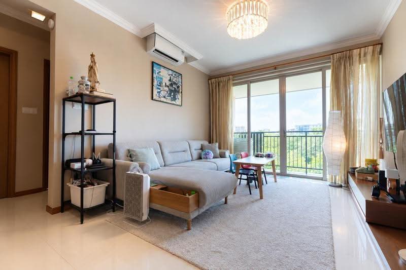 The Sensoria, 1 Jalan Ulu Sembawang, Sembawang / Yishun, 3 Bedrooms, 1,765 sqft, Condominium For Sale, by Michele Guan, 500232603 - Living Room - PropertyGuru.com.sg