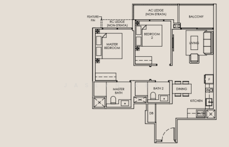 The Sen, De Souza Avenue, 2 Bedrooms, 648 sqft, Condominium For Sale, by Jaslyn Kee, 500232614 - PropertyGuru.com.sg