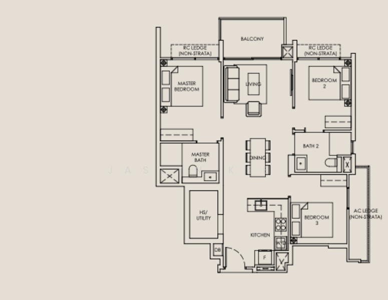 The Sen, De Souza Avenue, 3 Bedrooms, 872 sqft, Condominium For Sale, by Jaslyn Kee, 500232618 - PropertyGuru.com.sg