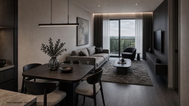 The Sen, De Souza Avenue, 3 Bedrooms, 872 sqft, Condominium For Sale, by Jaslyn Kee, 500232618 - Living Room - PropertyGuru.com.sg